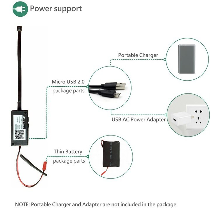 Mini Wireless WIFI Spy Hidden Camera - 6