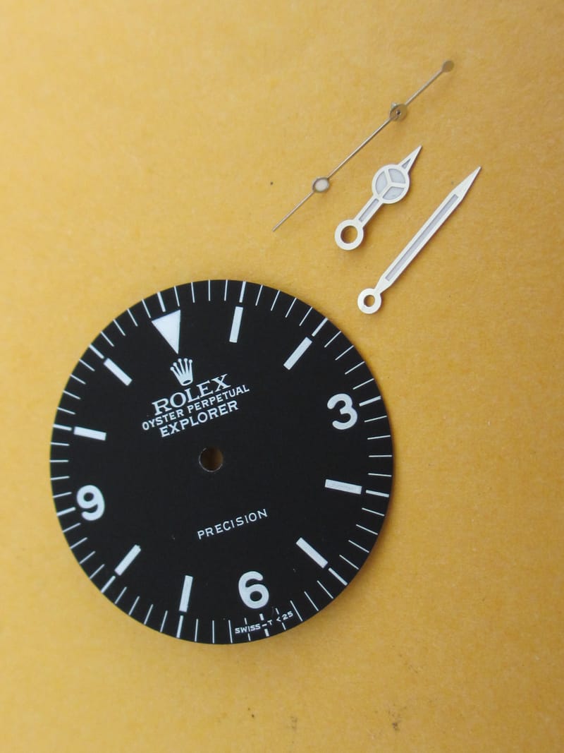 rolex 5500 explorer dial