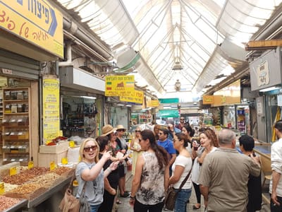 A culinary tour in the Mahane Yehuda market.