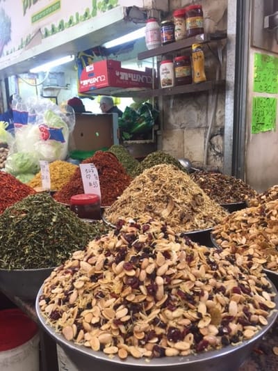A culinary tour in the Mahane Yehuda market.