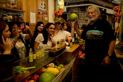 A culinary tour in the Mahane Yehuda market.