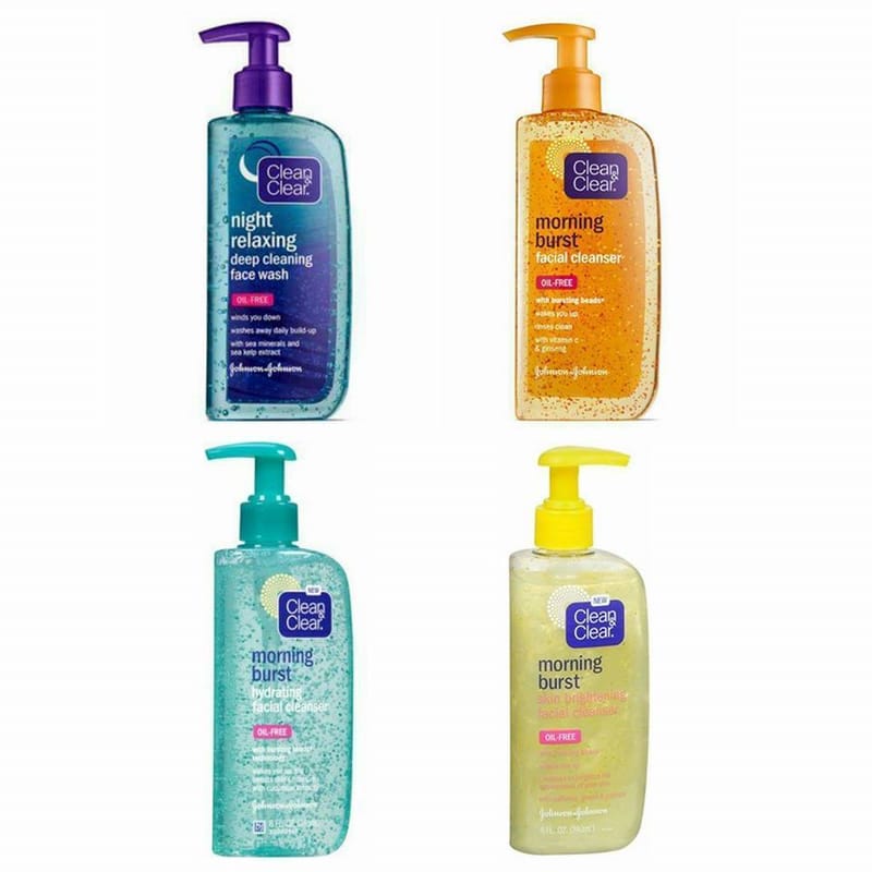 clean and clear morning and night face wash