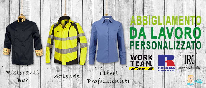 felpe da lavoro personalizzate