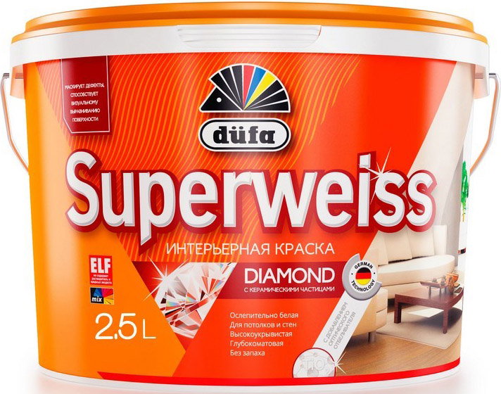 Водно-дисперсионная краска düfa SUPERWEISS