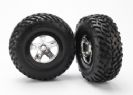 זוג צמיגים מקוריים TRAXXAS SLASH