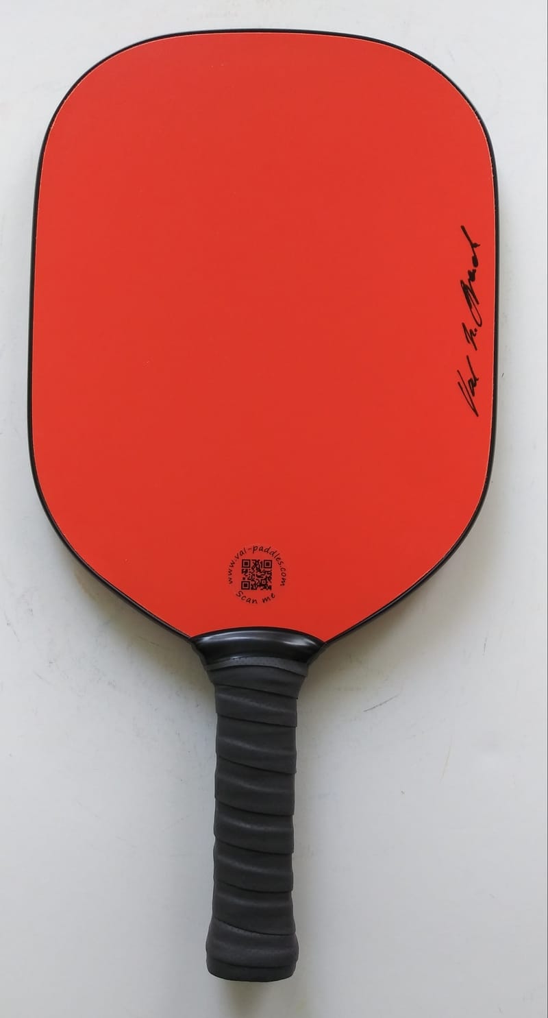 DBall Poly KI Pickleball Paddle. Orange DBall Paddles