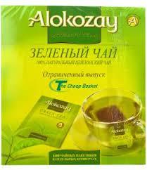 Чай alokozay зеленый в конверте 100п*2г (6291101131746)