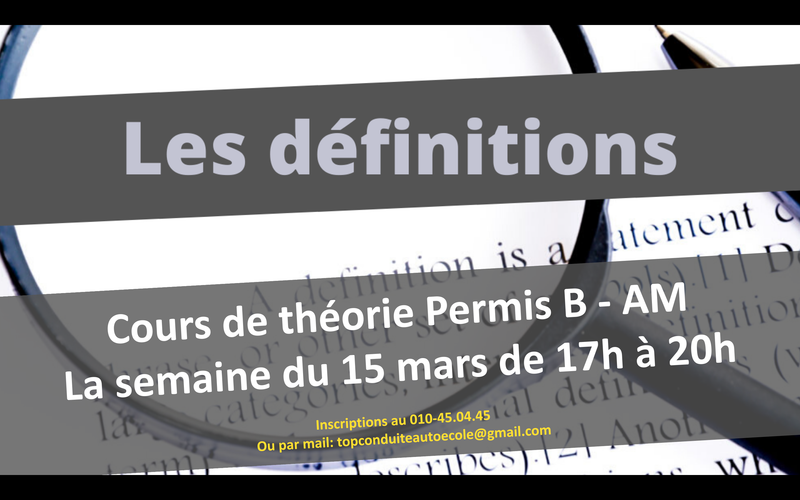 Permis En Ligne - Code De La Route Permis B.