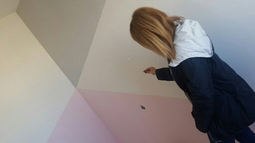 שיעור בגיאומטריה - עיצוב קירות גאומטריים