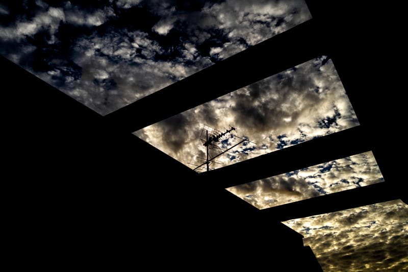 Between us and the sky