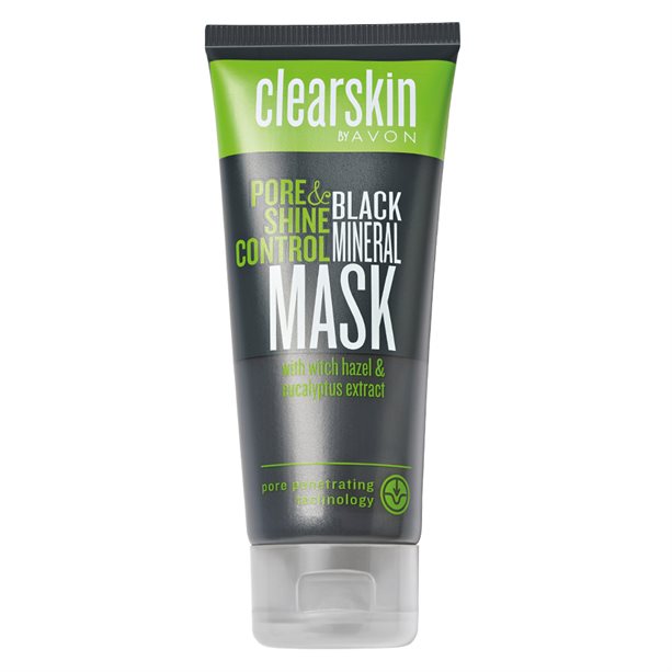 Avon clearskin pore shine control черная маска для лица