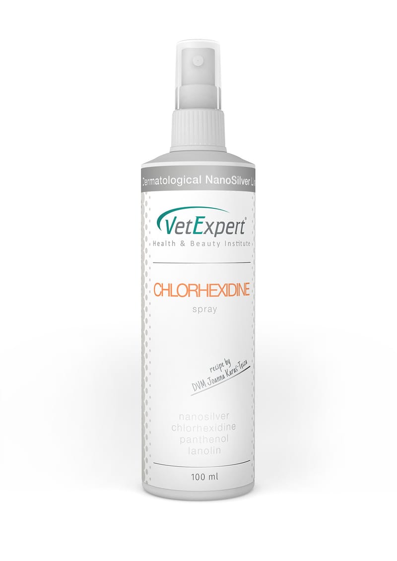 CHLORHEXIDINE sprej 100ml Veterinarska Apoteka Rebro