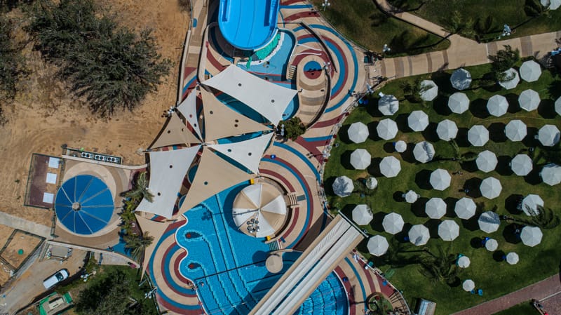 פארק המים יבנה -ממברנה ומפרשים  נפתח נסגר